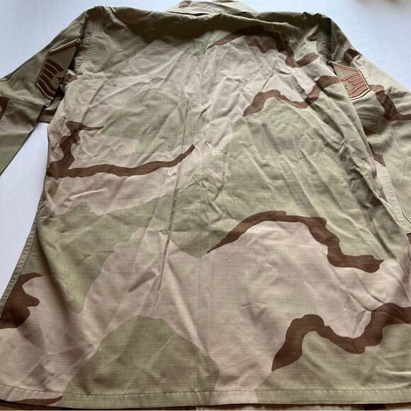 US Military Men's Air Force Desert Camo Coat Tan/Green/Brown Size Medium Reg - Picture 7 of 12